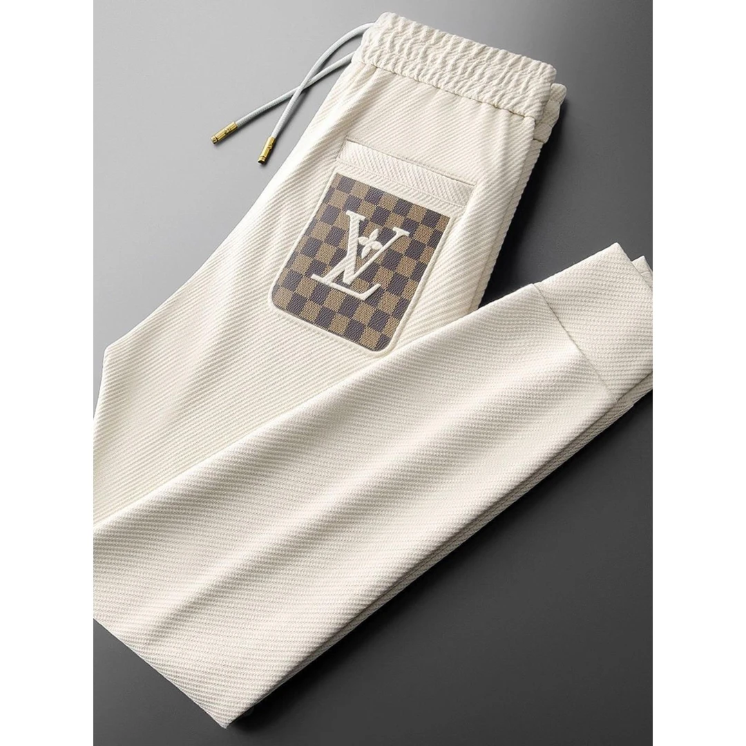 2025秋冬季新款男士小众高品质欧洲休闲裤百搭弹力紧身运动潮流