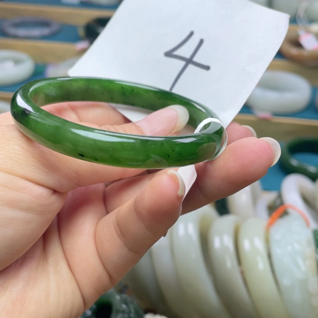 未镶嵌手镯和田玉圈口57