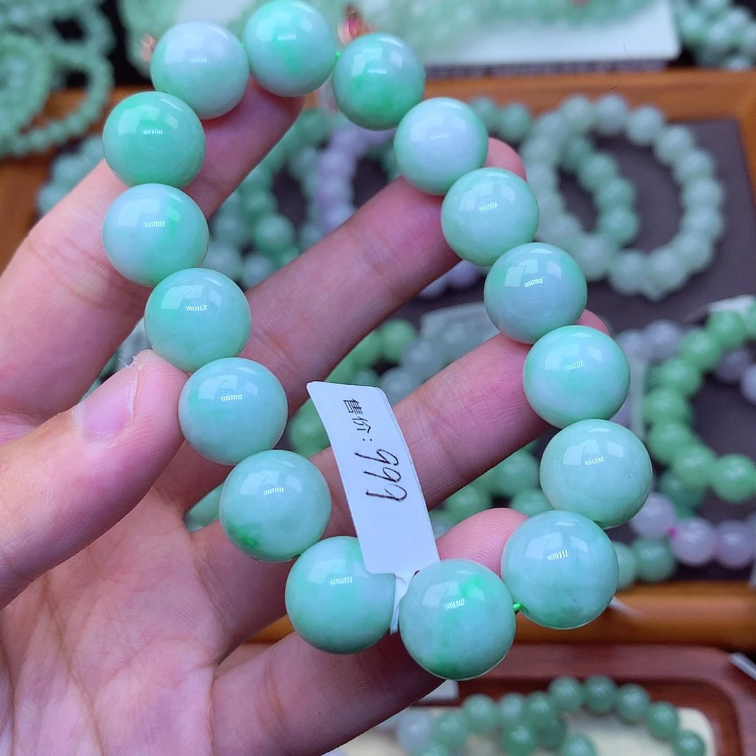 翡翠未镶嵌毛衣链