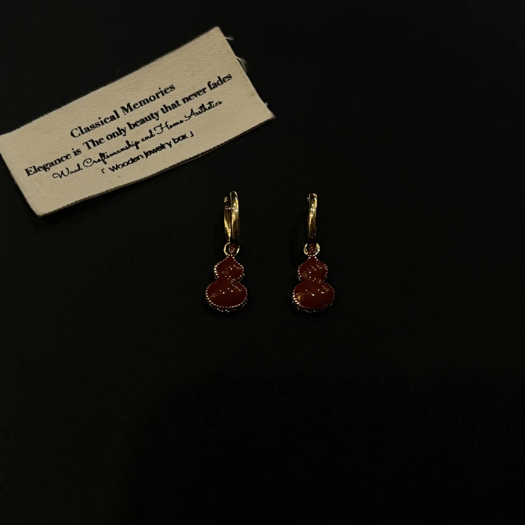 铜合金耳饰 ［双面葫芦显白款］耳环551