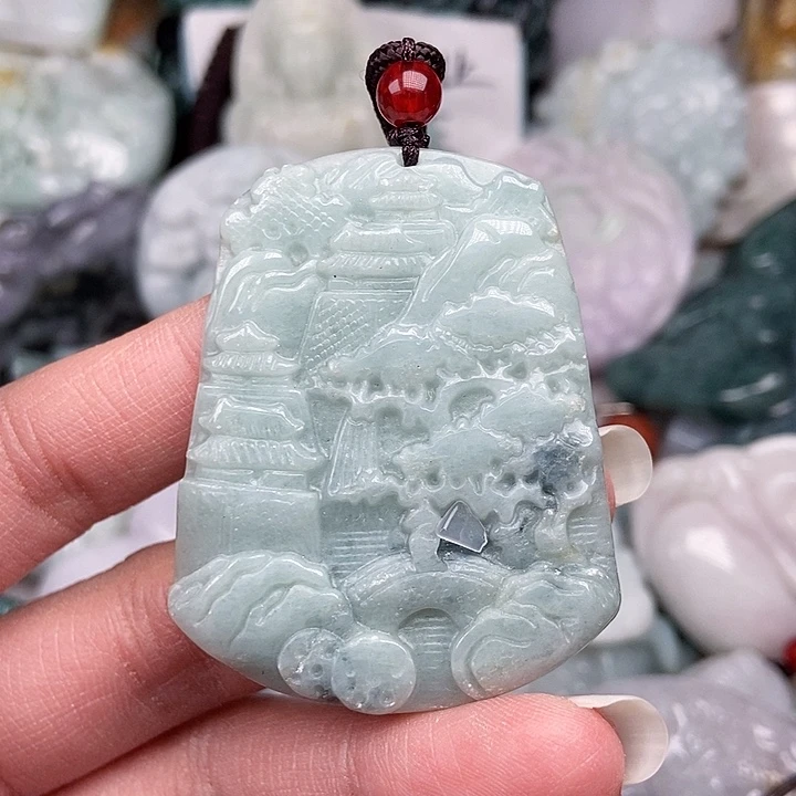 颈饰未镶嵌翡翠翡翠