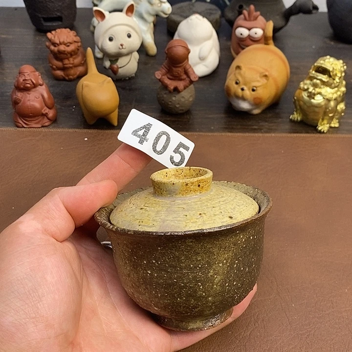 405柴烧特价盖碗不退换看好拍