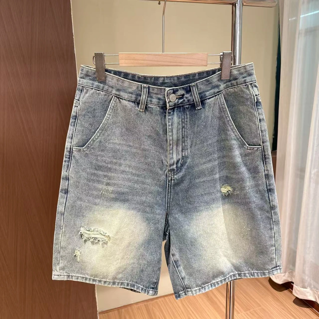 男款休闲破洞休闲牛仔短裤 9805 DM24F523