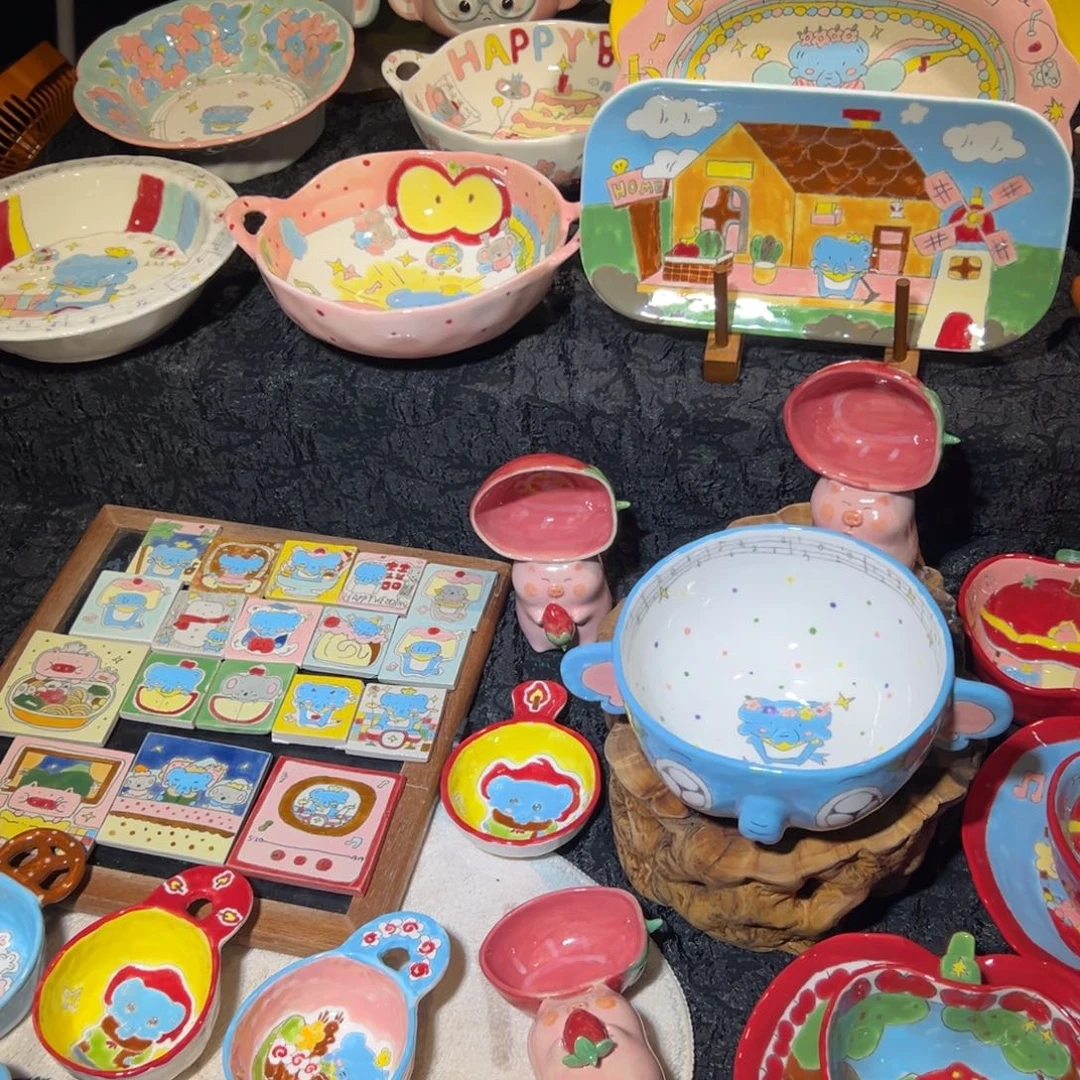 摆件陶瓷哈哈哈哈哈