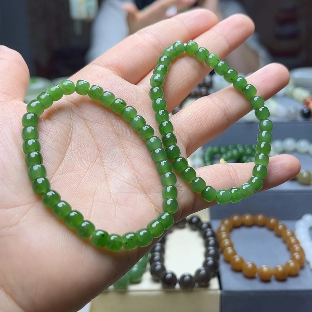 和田玉手链未镶嵌多样性发货拍一发一