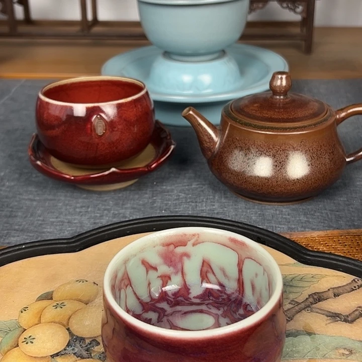 颜***辰钧瓷单杯一件包邮