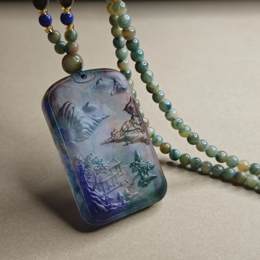 【钰福来珠宝】R010-回云香精美吊坠-多样性发其一