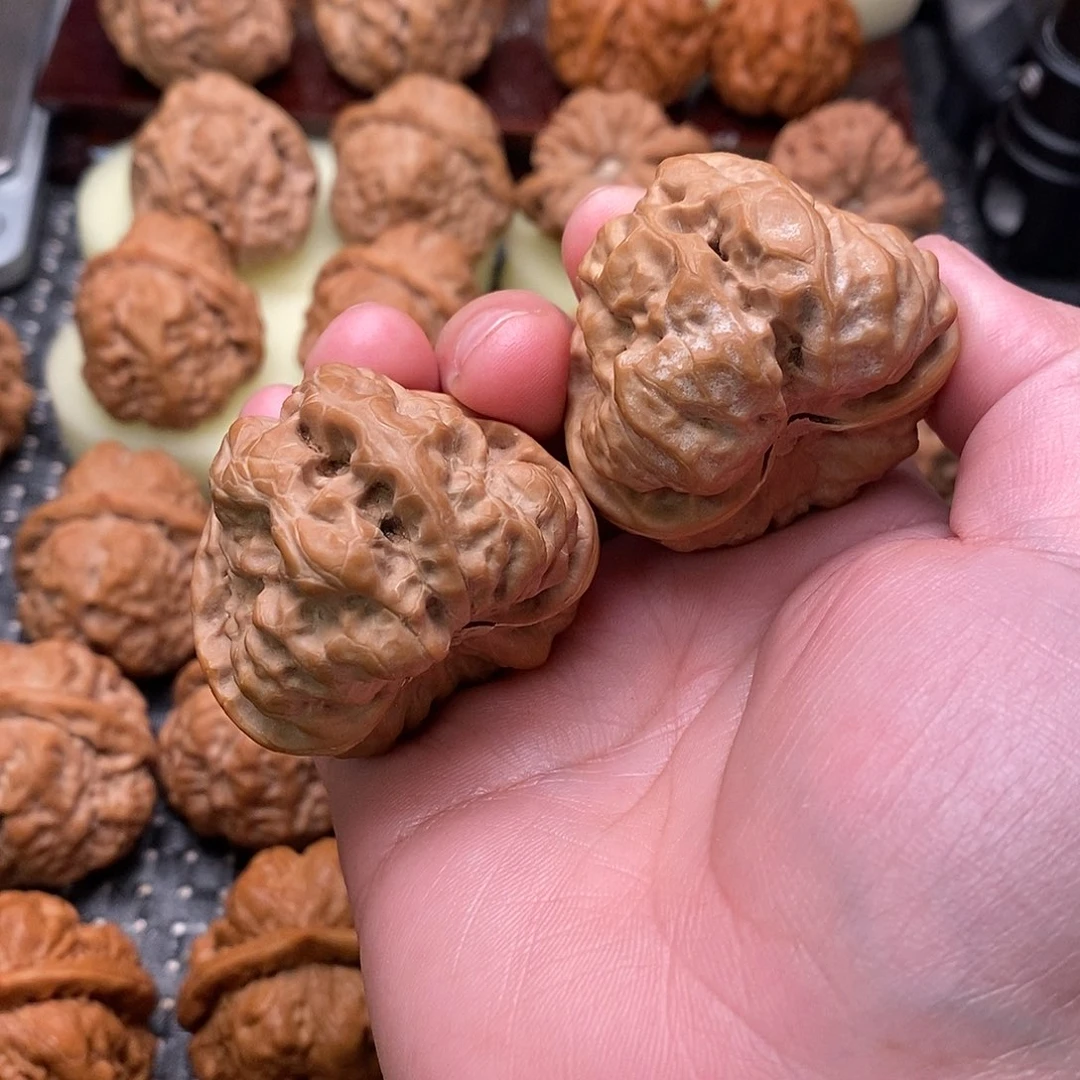 把件文玩核桃牛****面蛤蟆头