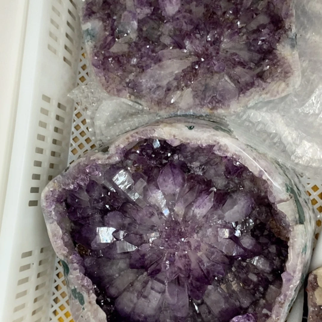 紫晶珠宝半成品未镶嵌
