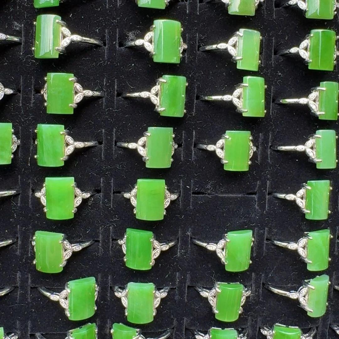 和田玉戒指未镶嵌多样性发货拍一发一