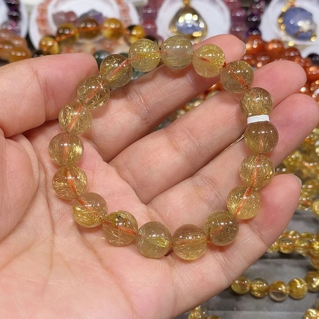 未镶嵌手链水晶金发晶10