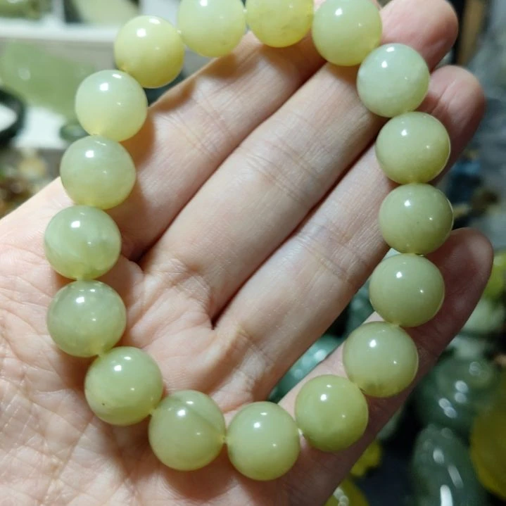 岫玉手串款式手串未镶嵌