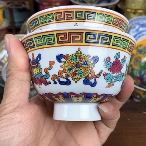景德镇陶瓷藏式茶碗