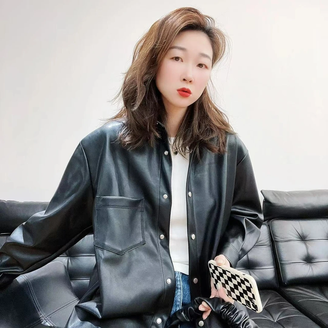 072 & RICE【机车女孩】长袖衬衫1333 FF