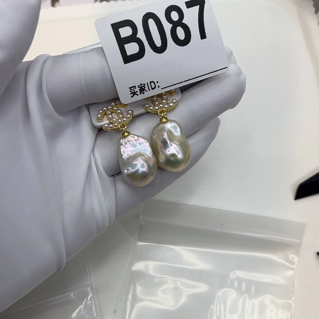 耳饰合金淡水珍珠