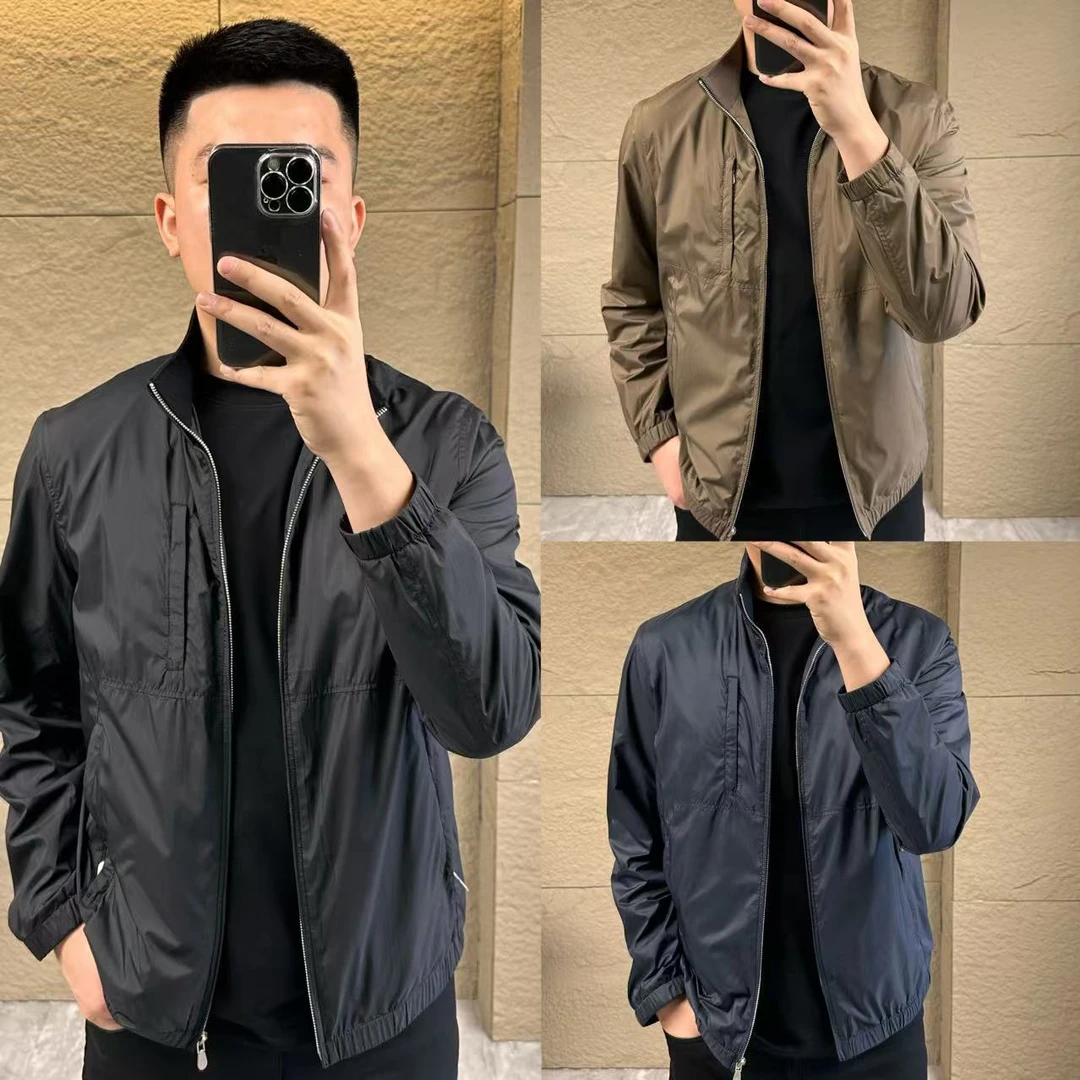 态度｜2538春季新品男士简约轻奢休闲立领夹克外套