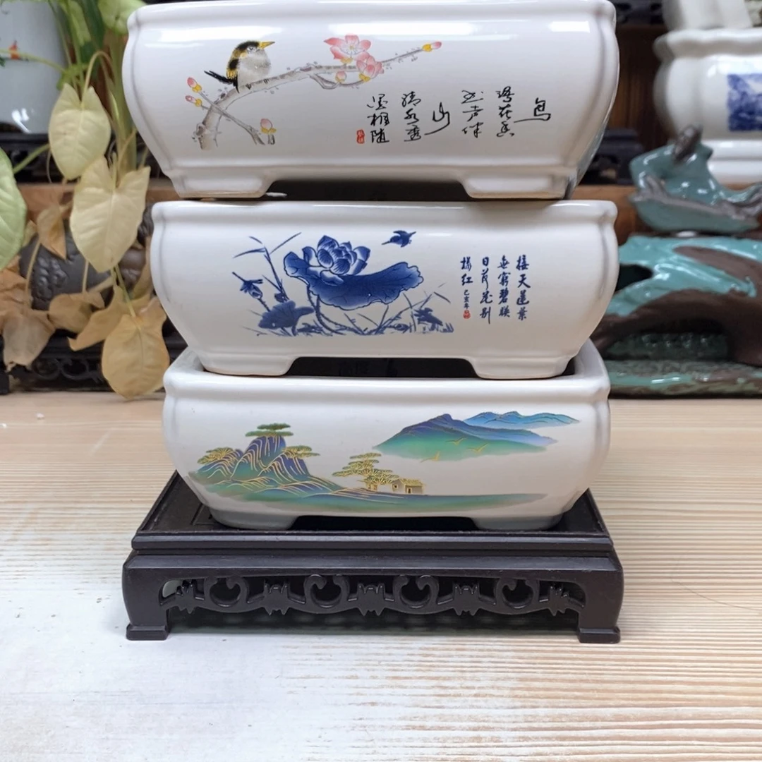 花盆紫砂陶瓷艺术花盆陶瓷
