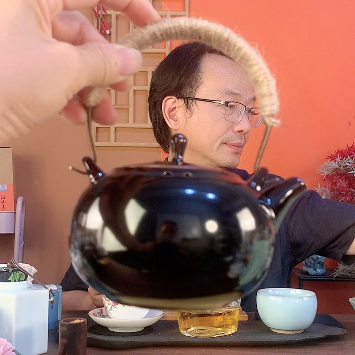 陶瓷煮茶壶可明火不可干烧
