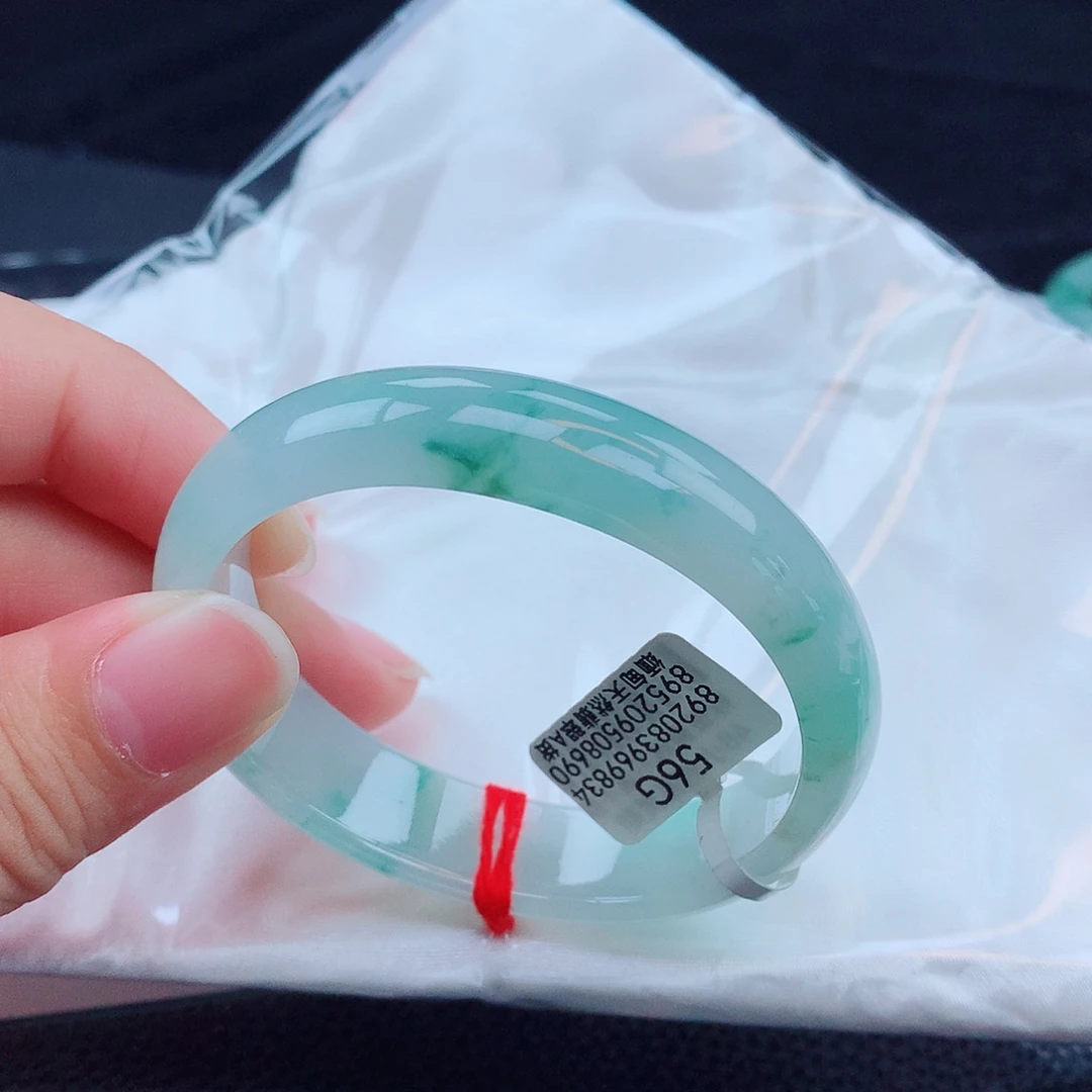 翡翠手镯未镶嵌天然缅甸翡翠A货手镯