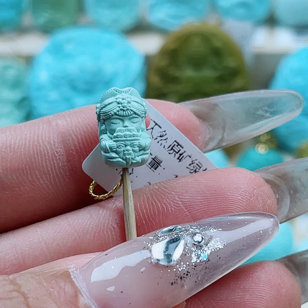 随***^绿松石未镶嵌珠宝奇石