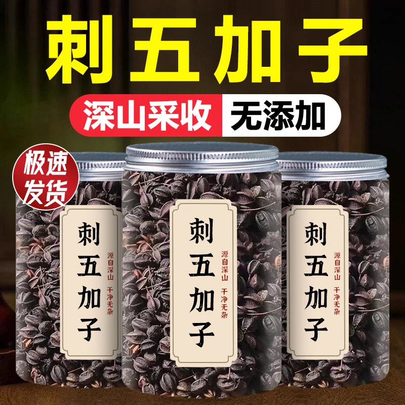 刺五加籽刺五加子野生刺五加籽子刺五加刺五加果泡水新鲜干货