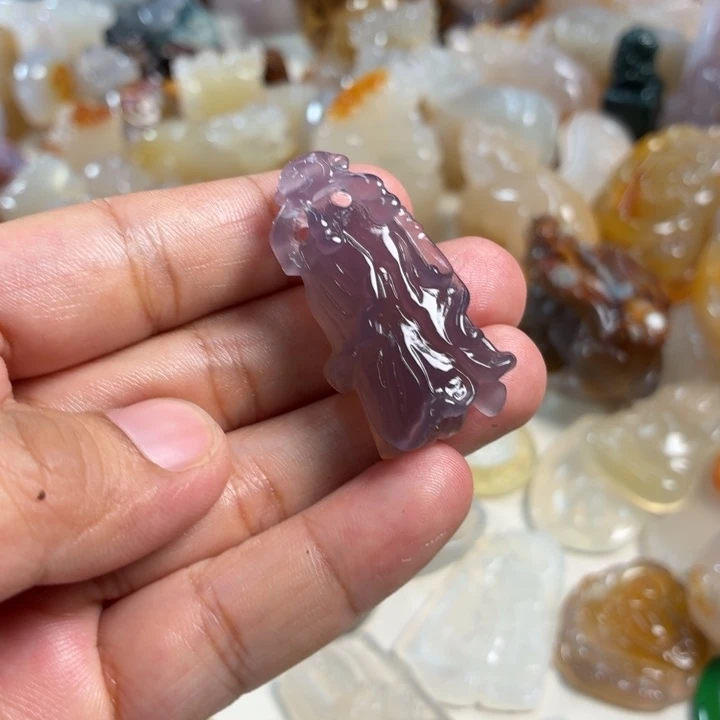 未镶嵌吊坠(不含链)玛瑙/玉髓