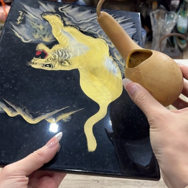 波***仔木古美术置物摆件