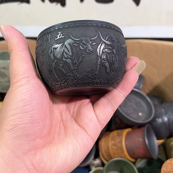 茶杯紫砂全手工紫砂主人杯