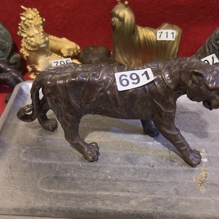 黄铜摆件，文房工艺品摆件