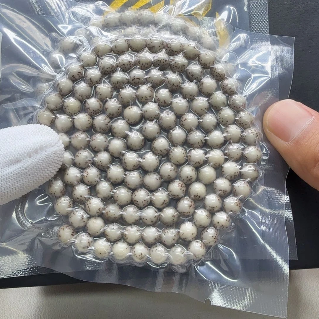 吊坠星月菩提6梵天糯冰石玉河豚7圆108