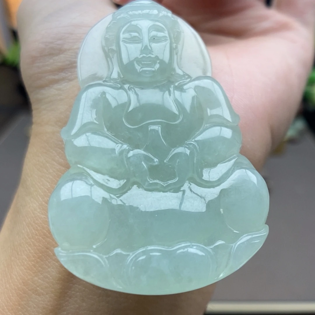 翡翠未镶嵌颈饰吊坠67