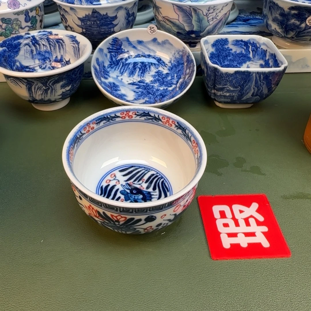 纯手工纯手绘茶具石头54