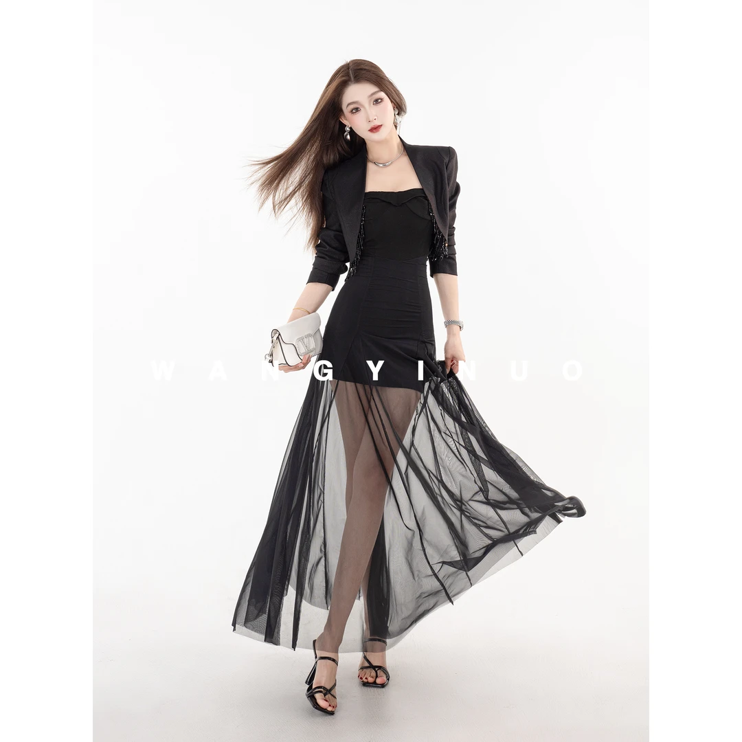 MD现货·依诺【维多利亚】2025春款显瘦休闲百搭时尚轻奢连衣裙