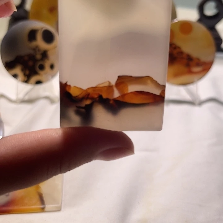 玛瑙/玉髓合金颈饰