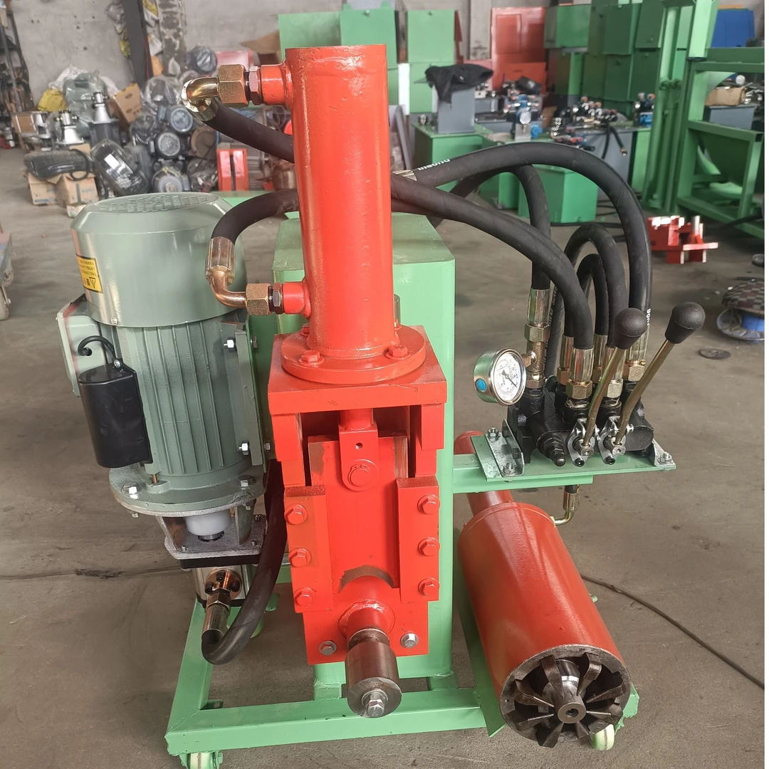 废品站用电动拔铜机小型摩托车铝圈轴承破拆油压机电机拔铜机