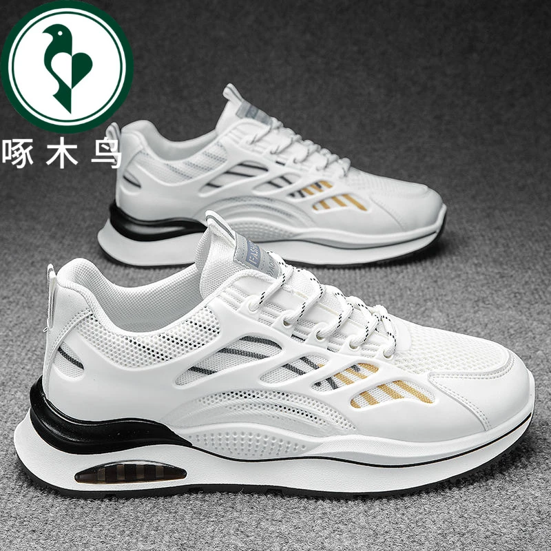 【正品】啄木鸟男鞋春秋春秋春秋季新款透气网面鞋男潮流运动休闲