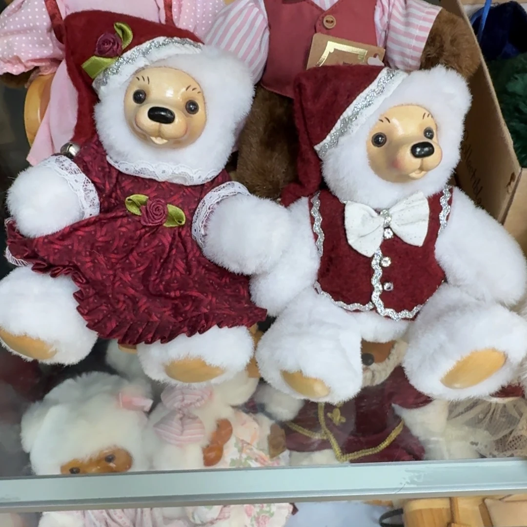 毛绒凛专属两只罗伯特限量400只一对泰迪熊