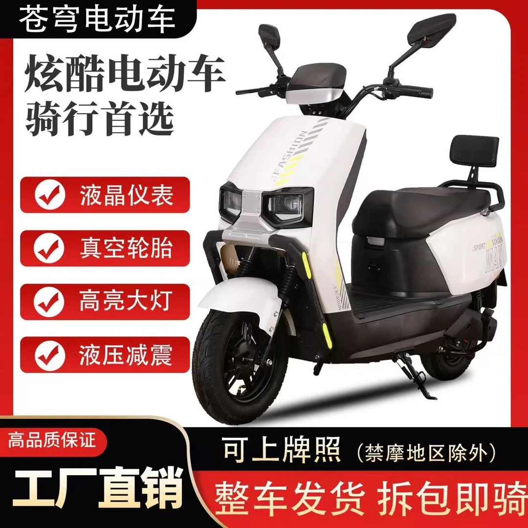 飞野高速长跑王电动车96V72V适合外卖骑手代步电摩