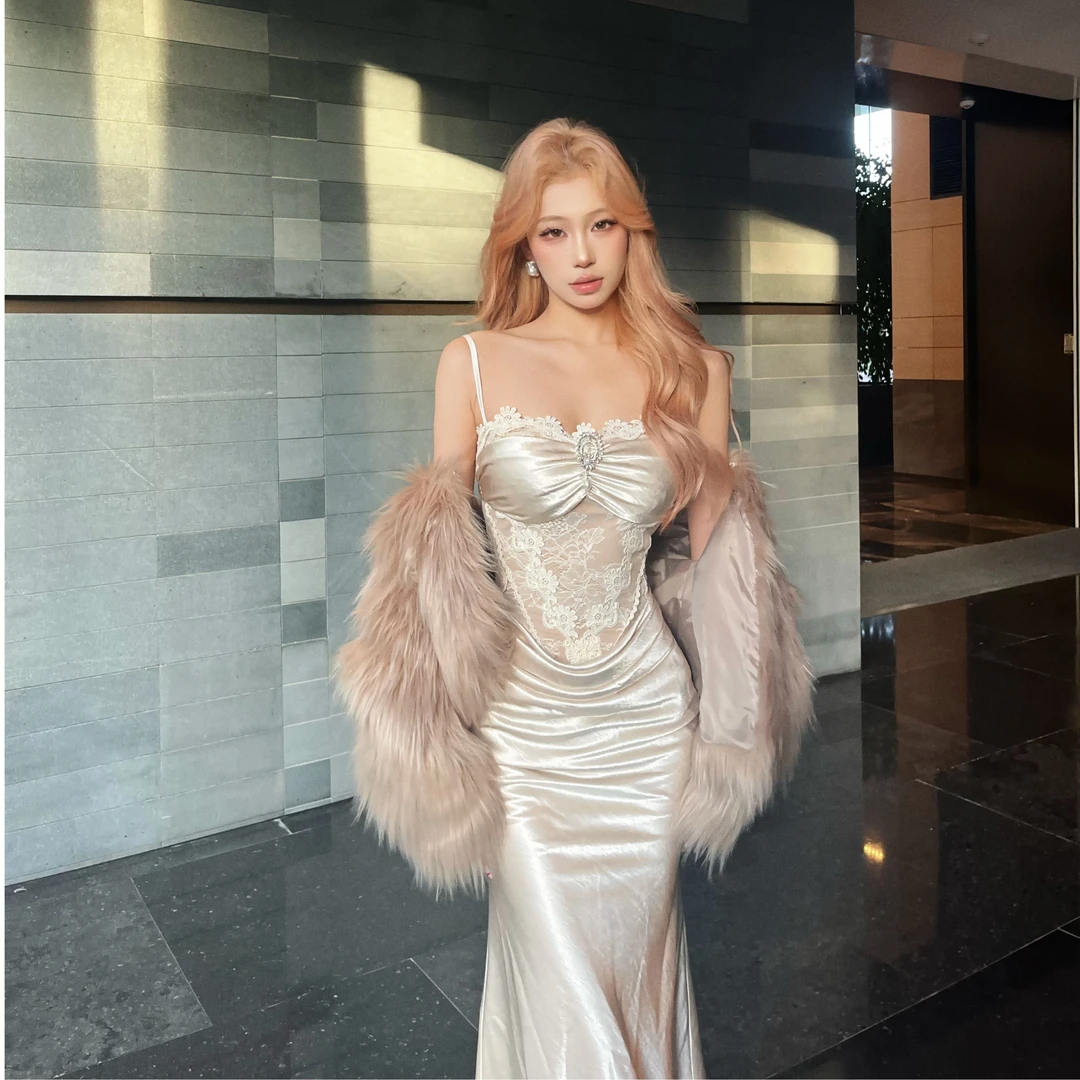 小莹日记【月光舞曲】 2025秋冬新款连衣裙LZYHZ53706