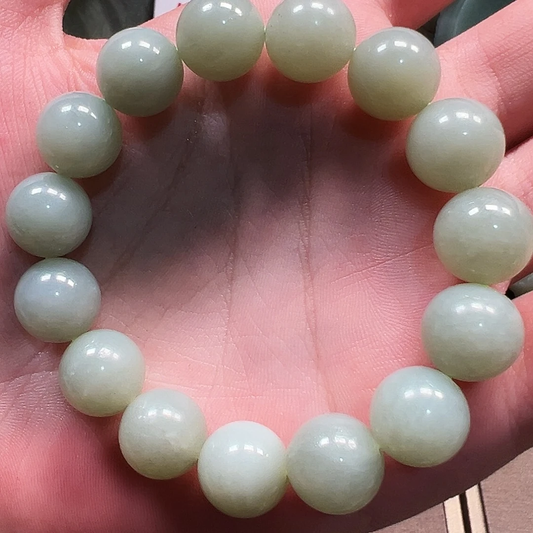 历***闻手链未镶嵌和田玉卡14福利手串 不退不换