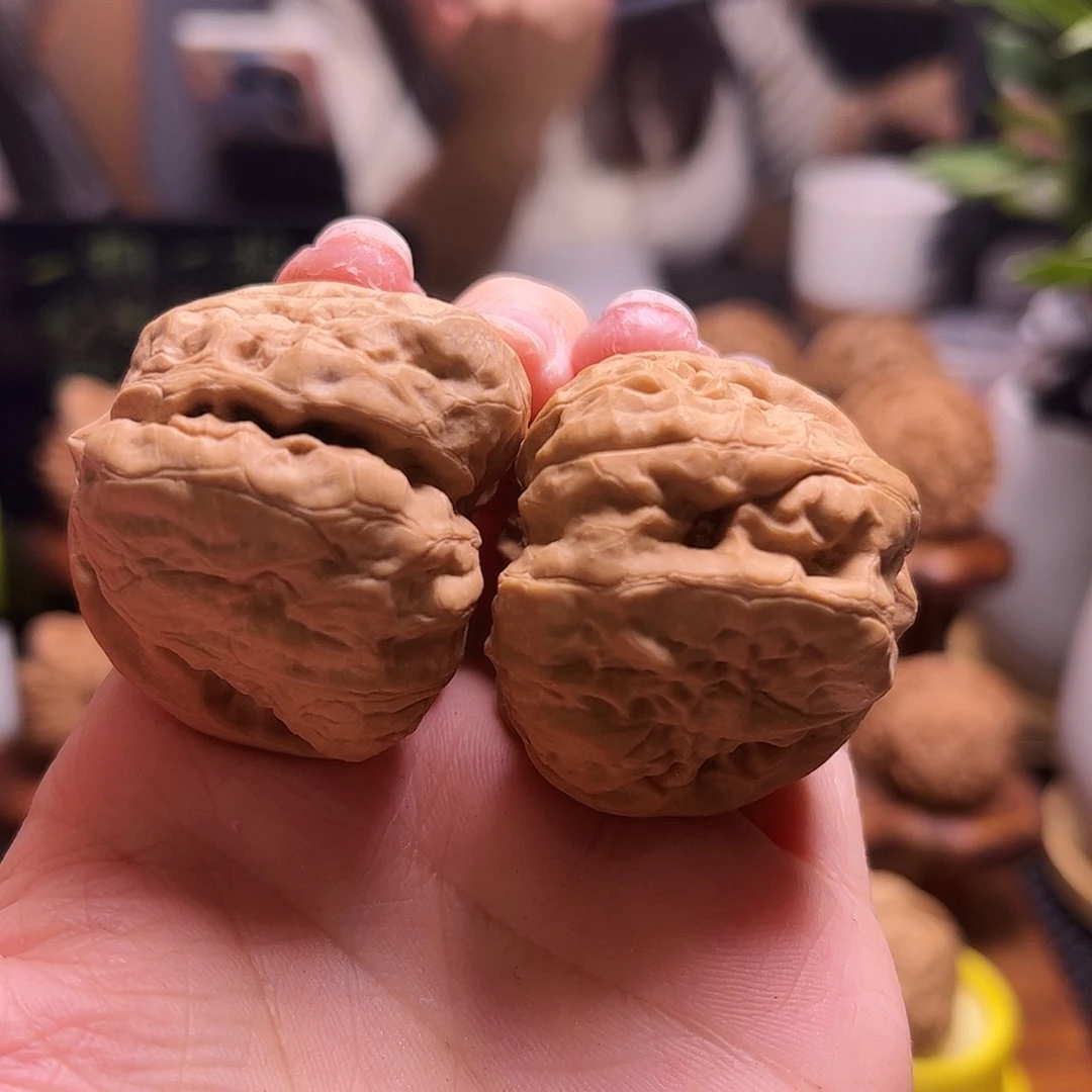 把件文玩核桃39尺全品白茬蛤蟆80