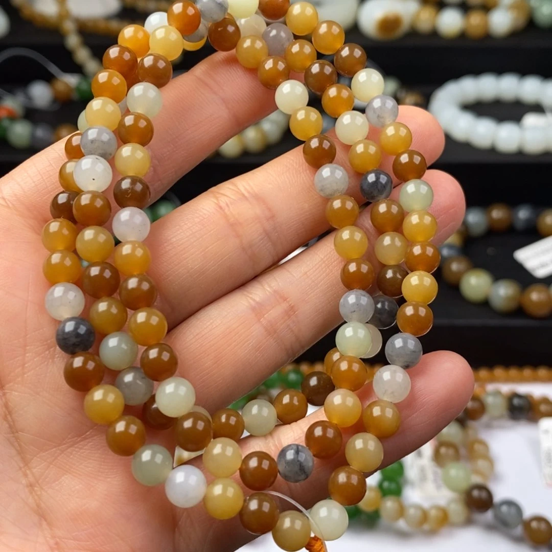 和田玉手串未镶嵌