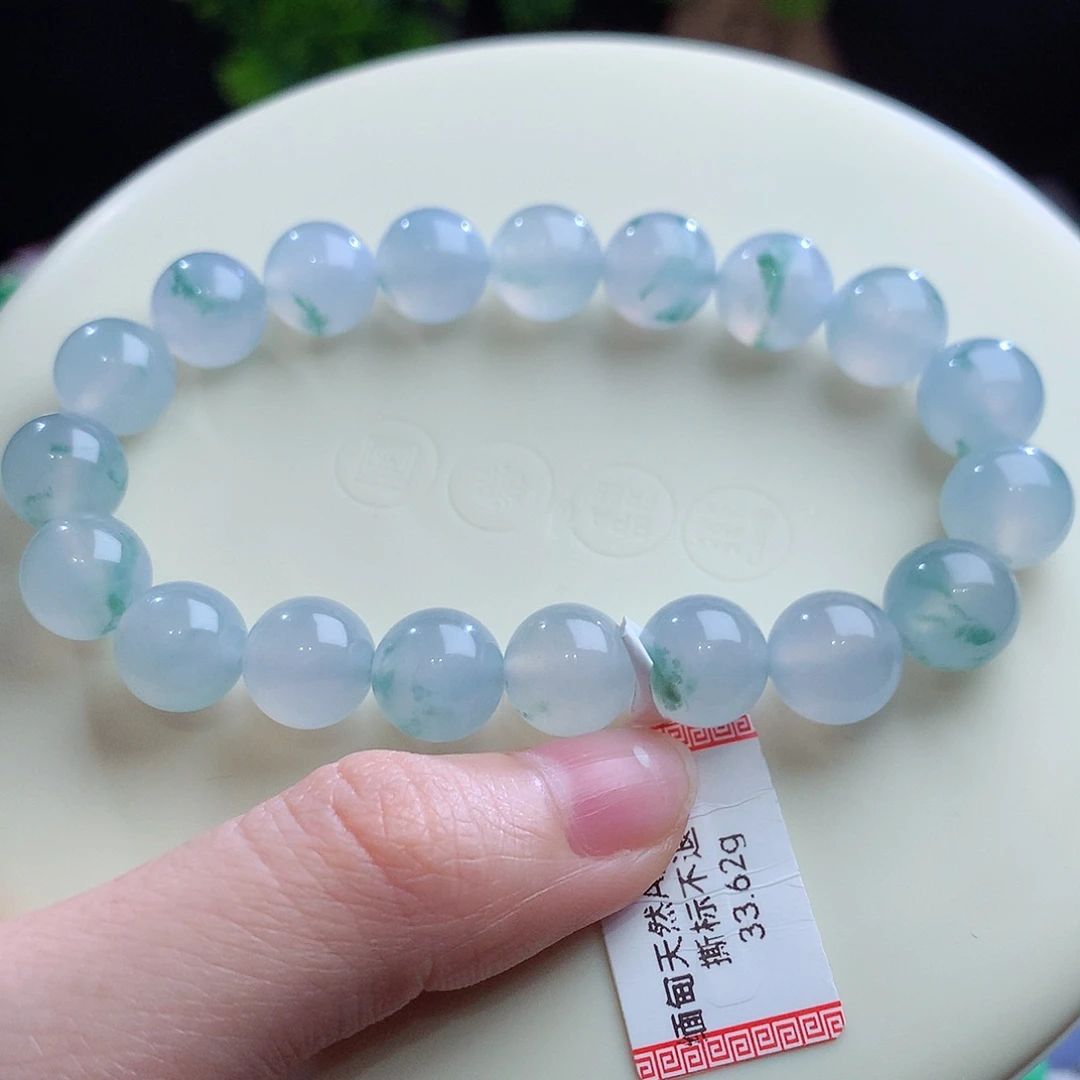 翡翠未镶嵌手串卡10