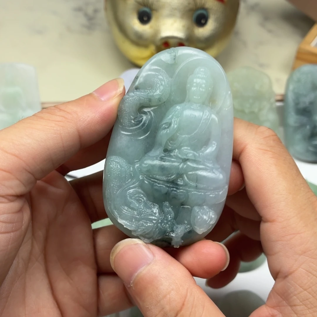 未镶嵌定制翡翠阿弥陀佛