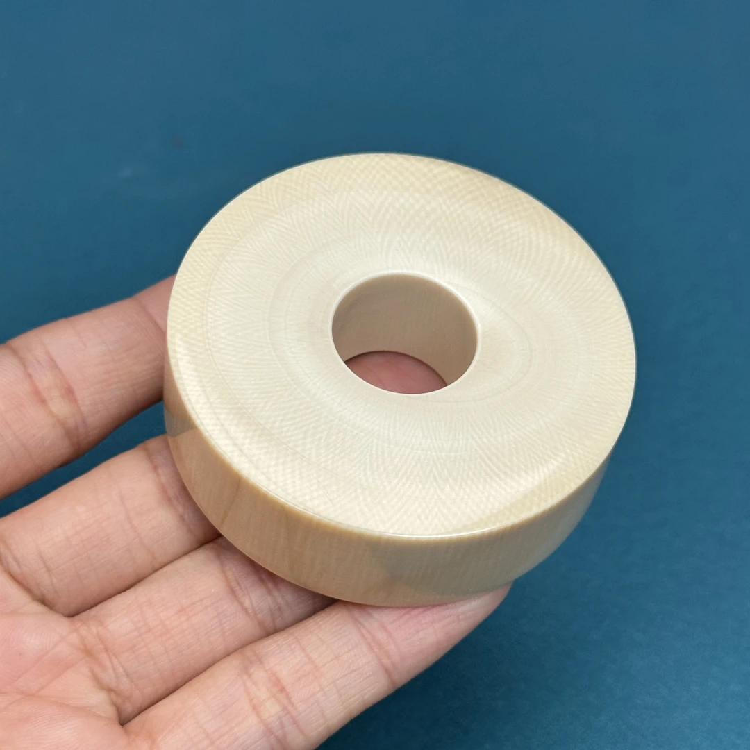 E1232天然猛犸牙 牙饼 57*18mm支持鉴定 假一罚四