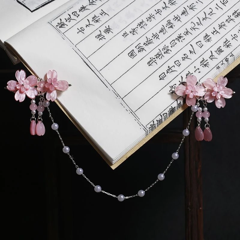 【直播间过款，一单一付】甜美夏季中国风发饰对夹发夹女童头饰古风