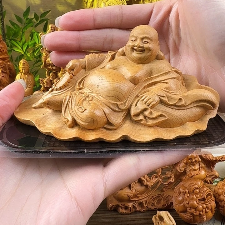 柏木（崖柏）荷叶弥勒经典款