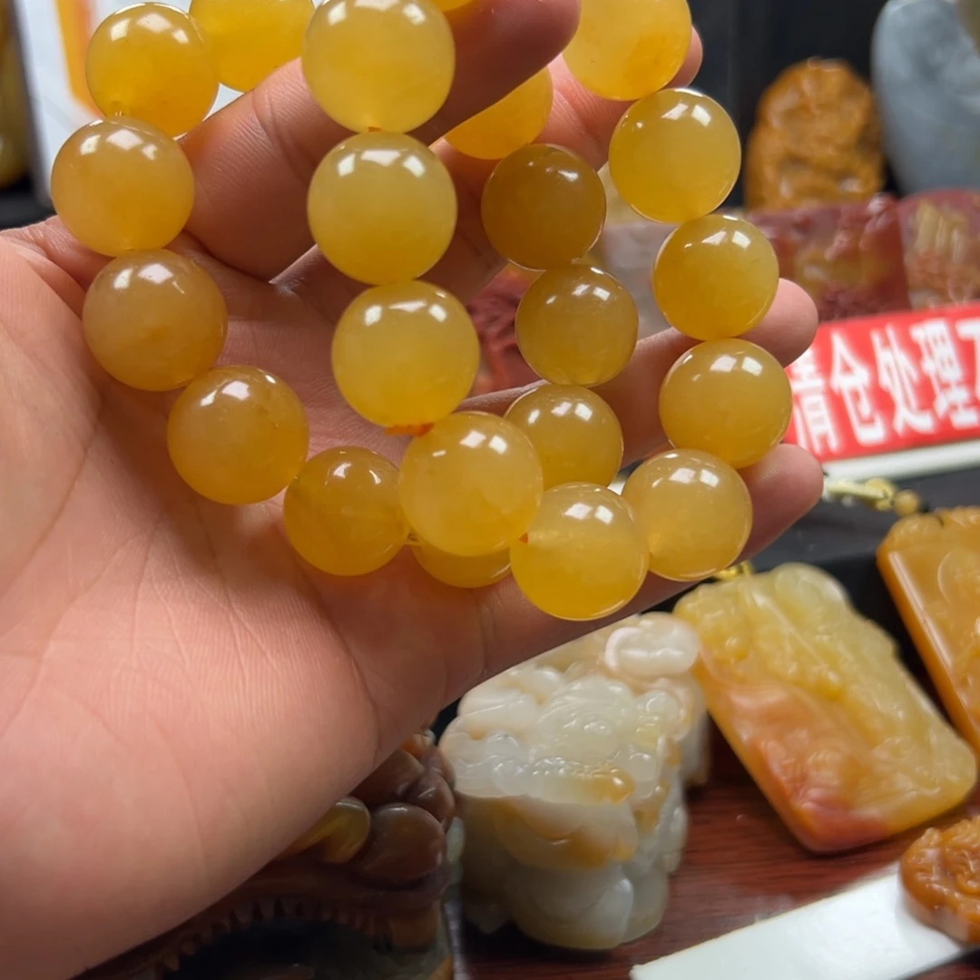 石英质玉（黄龙玉）未镶嵌黄龙玉