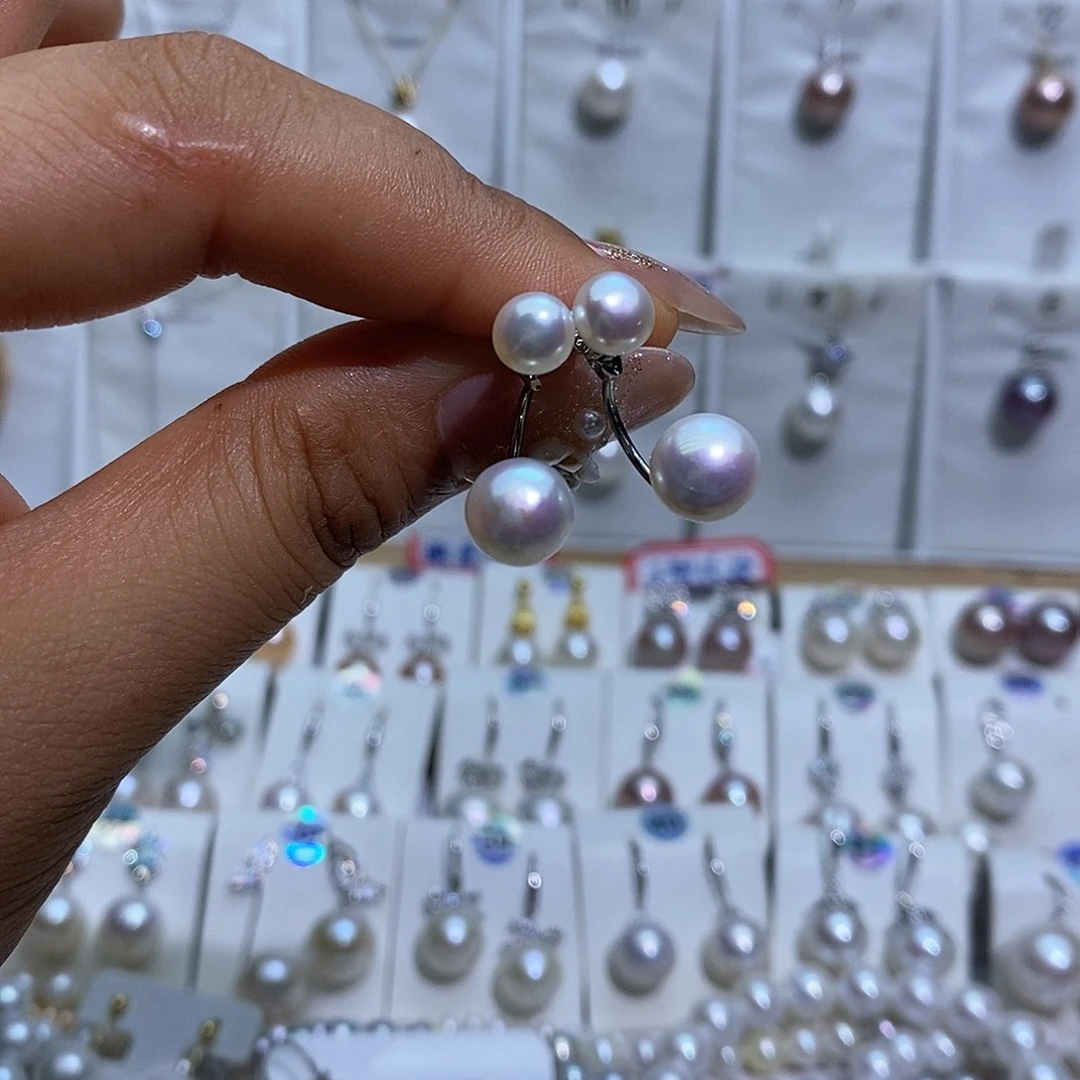 银S925镶嵌吊坠(赠链)淡水珍珠