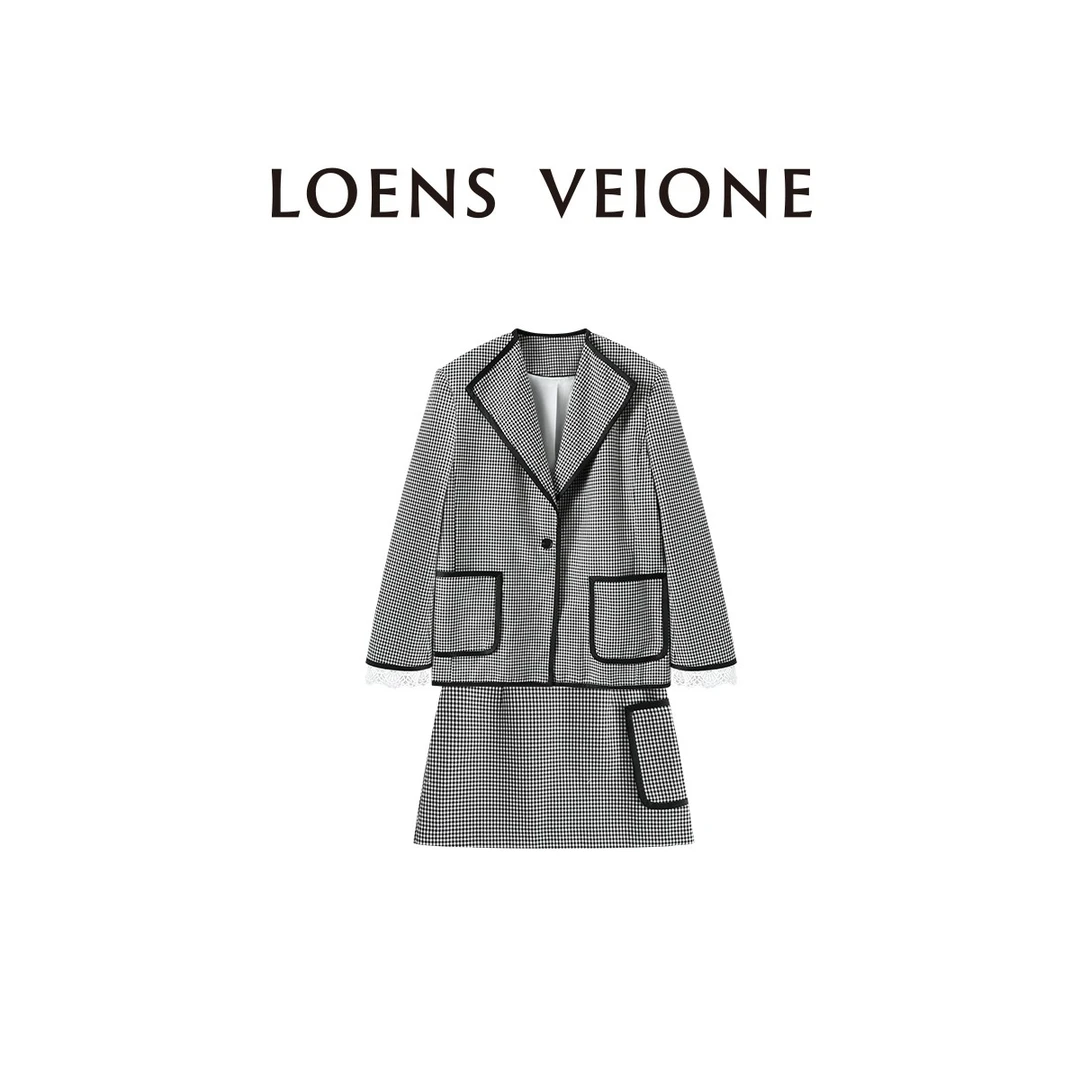 LOENS VEIONE/罗拉【鲲之梦境】【时尚前沿】经典高定套装25CVBD0052N
